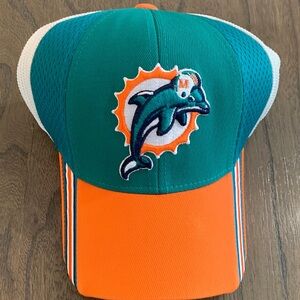 Miami Dolphins Old School Logo Reebok On Field Cap